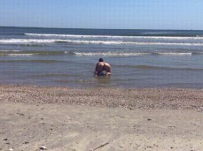 Kaytti Peaches microbikini in the shallows gif