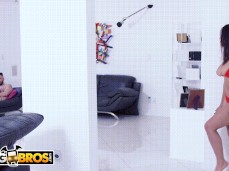 Ella Knox with tits hanging out of bikini caught  01 gif