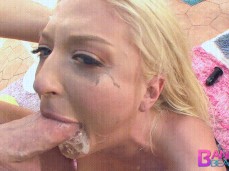 Leya Slobbering on Fat Dick gif