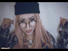 Chick gets belly inflated gif