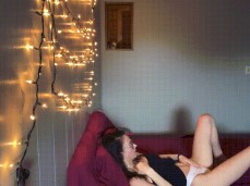 Stormi pleasuring herself gif