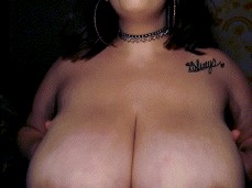 yes you can play with my huge tits and then fuck me! gif