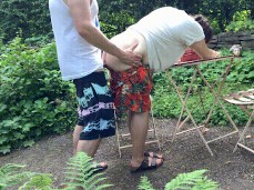 At a Cookout Back Home Old Friend and I Fuck During the  Run gif