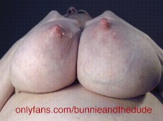 big preggo tits, ready to be sucked! gif