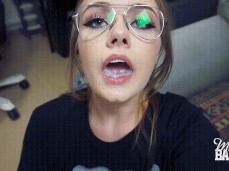 Playing with Cum gif