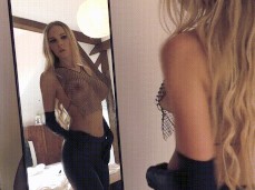 Fake Boobs Being Sexy Dressed gif