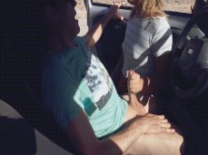 amateur car stranger blowjob gif