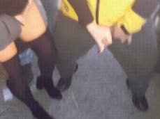 amateur public handjob gif