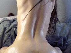 POV oiled doggy vertical video gif