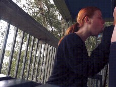 KrisLilli cum in mouth in public gif
