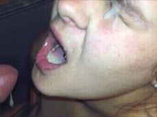 cum loving slut gets facial gif