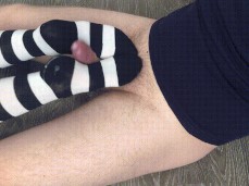 sockjob cumshot gif