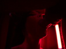 Satanic throat fuck gif