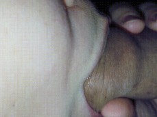 skillfully cleaning his smelly foreskin gif