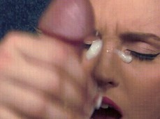 cum facial gif