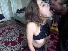 PsyAdel - Very Sloppy Blowjob from my  , Facial / Mouth Cum gif