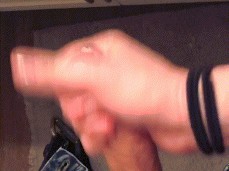 Handjob onto friends carpet gif