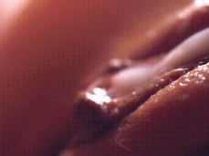 Dripping Cum over pussy lips - Close Up gif