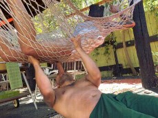 Bulging, built guy sucks a hung guy, hanging in a hammock 02:31-1 gif
