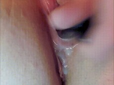 BBW milf SQUIRTS while daddy is at work gif