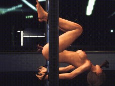 3D Reverse threesome japanese anime girl gif