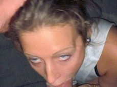 DATE WITH SEXY BLOWJOB  ON ROOFTOP gif