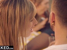 Teasing with Slut GF sucking bbc gif