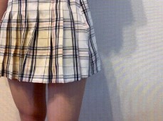 Cumrag Plaid Skirt gif