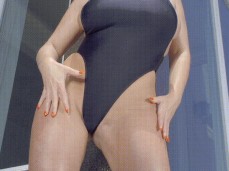 Closeup on hot body in  swimsuit gif