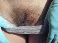 CAMELTOE HAIRY BUSH REVEAL gif