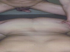 Cum Dribbles on big booty milf gif