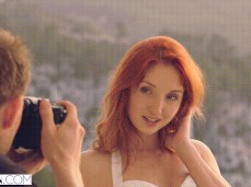 Red Fox White Dress gif