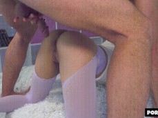 Doggystyle cum on pussy gif