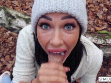 beauty pov handjob cumshot gif