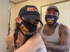 BUBBLE BOOTY SLUT TAKES BBC BACKSHOTS IN BATHROOM gif