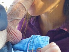 polo shirt blowjob gif