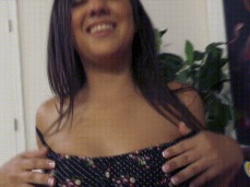 "I love watching you jerk that cock to me" Amara Romani gif