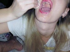 Cum Condom Suck gif