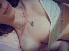 amateur  cutie teasing herself for her daddy gif