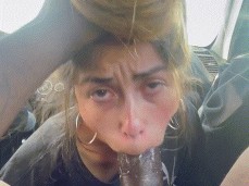 slurpee w/ eye contact gif