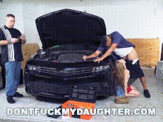 innocent stepdaughter suck the mechanic big cock in front of her gif