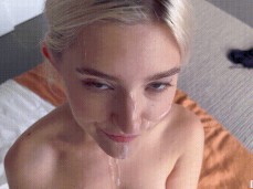 Cute cumshot gif