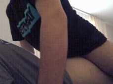 Katia Hebert com os pais em casa gif