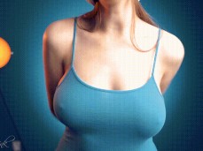 Bound Lorena_Brink struggles in tight shirt gif