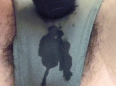 Squirt Through panties gif