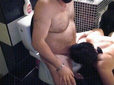 Fat getting sucked in toilet by sub slut gif