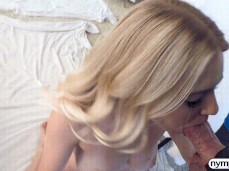 Jazlyn Ray suck after cumshot nympho blowjob gif