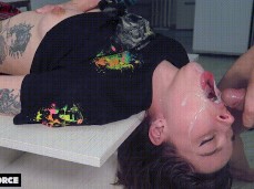 Great upside-down facial gif