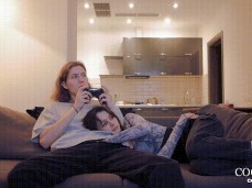 Her hand in his pants gif