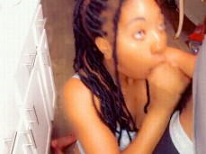 Rolling Eyes Blowjob gif